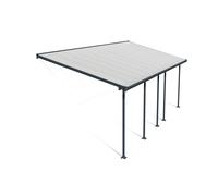 Lean to Veranda Pergola 3x7.3 Aluminium Patio Cover Feria Canopia by Palram
