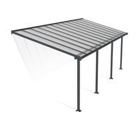 Lean to Veranda Pergola 3x7.30 Aluminium Patio Cover Olympia Canopia by Palram