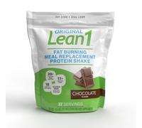 Lean1 Chocolate 5 Pound (37 Servings), Fat Burning Meal Replacement