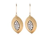 LEANDRA 18kt yellow gold Cabo Dragon diamond earrings One Size