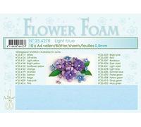 Leane Creatief A4 0.8mm Flower Foam Sheets 10pcs - Light Blue