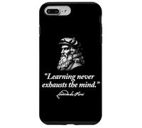 Leaning Never Exhausts The Mind Leonardo da Vinci Quote Case for iPhone 7 Plus/8 Plus