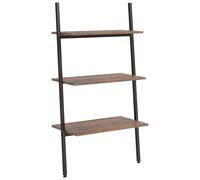 Leaning Shelf Bookcase Bookshelf Shelving Unit Storage Rack Organiser vidaXL