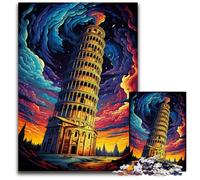 Leaning Tower of Pisa Italy 1000 Piece Jigsaw Puzzles for Adults Puzzles for Adults Perfect for Christmas Halloween Easter New Year 1000 PCS(75x50cm)