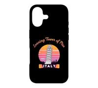 Leaning Tower of Pisa Italy Souvenir Retro Vintage Sunset Case for iPhone 17