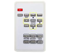 Leankle Remote Controller EX200REM for Mitsubishi Projectors ES200U, EW230U-ST, EW270U, EW330U, EW331U-ST, EX200U, EX240U, EX241U, EX320U, EX320U-ST, EX321U, EX321U-ST