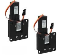 LEANNHO 【Remote control toy parts】 2pcs Electric Retractable Landing Gear for Main Wheel Servoless PZ-15091M