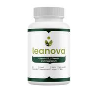 Leanova Garcinia Cambogia Complex - 60 Vegan Capsules | Green Coffee Bean Extract, L-Theanine, Vitamin D3 & Magnesium | Natural Energy, Focus & Metabolism Support - UK Made Supplement