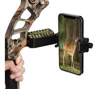 LEANPRO Phone Holder for Compound Bow Phone Mount Holder Arrow Bracket for Archery Hunting Photos and Video Moment Recorder