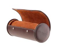 Leanschi Watch Roll 3 Watches Brown Leather WRO3-CHOC - Unisex - Genuine Leather Brown