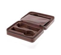 Leanschi Zip Pouch 4 Watches Brown WPO4-CHOC - Unisex - Genuine Leather Brown