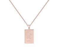 Leaocean Islamic Necklace - Tawakkul 18K Gold Plated Silver Pendant Tawakkul Necklace Arabic Tawakkul Faith in God 18K Gold Plated for Women Men, Stainless Steel, No Gemstones