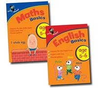 Leap ahead Maths and English Basics ages 5-6, 2 set book collection, easy