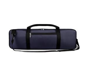 LEAP Chess Bag Only for Chess Sets Convenient Carrying Bag with Four Store Part for Roll-up Chess Board Chess Pieces Chess Clock, as Replacement of Chess Sets Great for Traveling or Camping (Blue)