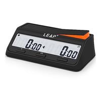 LEAP Chess Clock Upgraded Digital Clock Timer with Bonus & Delay Countdown Function for Chess and 2-Player Board Games New Black