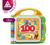 Leap Frog 100 Animals Book│Kid's Pre School Educational & Learner Playbook│18m+