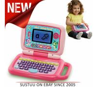 Leap Frog 2-in-1 LeapTop Touch Laptop pink|Learn Number, letters & Animal Facts