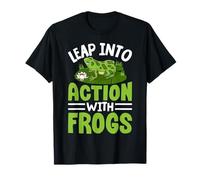 Leap Into Action with Frogs Frog Nature Quote T-Shirt