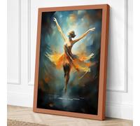 Leap Into Flight Canvas Wall Art Print 24x16 Inch