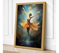 Leap Into Flight Canvas Wall Art Print 36x24 Inch