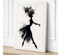 Leap into Freedom Canvas Wall Art Print 30x20 Inch