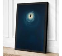 Leap Into Light Minimalist Canvas Wall Art Print 36x24 Inch