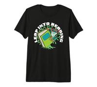 Leap Into Reading Frog Bookworm Love to Read Book Club Premium T-Shirt