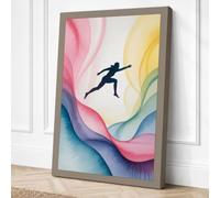 Leap of Faith Canvas Wall Art Print 18x12 Inch | Ready to Hang, Gallery Wrapped, Fade-Resistant Inks, Securely Packaged, UK Made