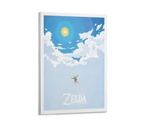 Leap of Faith - Tears of The Kingdom Hyrule Video Game Posters Decorative Painting Canvas Wall Art Living Room Decor Posters 12x18inch(30x45cm)