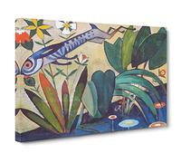 Leap Of The Rabbit By Amadeo De Souza Cardoso Canvas Print | Gallery Wrapped 30mm Frame Wall Art | 30x20 inches | Ready to Hang | Classic Animals Picture | Living Room Bedroom Lounge Office