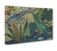 Leap Of The Rabbit By Amadeo De Souza-Cardoso Canvas Print | Gallery Wrapped 30mm Frame Wall Art | 30x20 inches | Ready to Hang | Contemporary Animals Picture | Living Room Bedroom Lounge Office