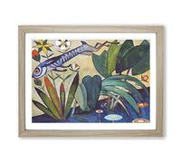 Leap Of The Rabbit By Amadeo De Souza Cardoso Classic Painting Framed Print | A3 Oak Framed Wall Art | Ready to Hang | Classic Animal Picture | Living Room Bedroom Lounge Office