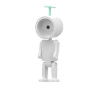 Leaper 3-in-1 Mini Round Head Robot Magnetic Night Light in White Leaper White