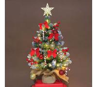 Leaper 45CM Compact Mini Christmas Tree Desktop Decoration Kit in Green Leaper Green