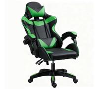 Leaper Adjustable Ergonomic Computer Office Desk Chair - Black & Green