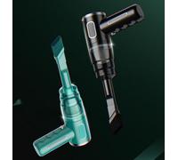 Leaper Black Rechargeable Single Cartridge Portable Handheld Mini Vacuum Cleaner in Emerald | Size: 15 cm Leaper Emerald 15 cm