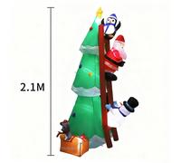 Leaper Christmas Decorations Inflatable Christmas Tree in Green Leaper Green