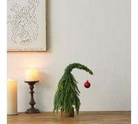Leaper Crooked Neck Christmas Tree Home Desktop Ornament in Green | Size: 30 cm Leaper Green 30 cm