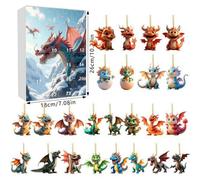 Leaper Dragon Baby Pendant Christmas Advent Calendar - Style 3