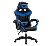 Leaper Ergonomic Swivel Computer Office Desk Chair in Blue Leaper Blue