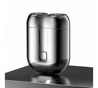 Leaper Mini Portable Electric Shaver in Silver Leaper Silver