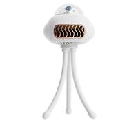 Leaper Octopus Portable Desktop Fan Outdoor Mini Mute Creative Fan in White Leaper White