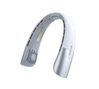 Leaper Portable Neck Fan Bladeless Mini Turbo Mute Rechargeable Hanging Neck Fan in Blue Leaper Blue