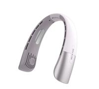 Leaper Portable Neck Fan Bladeless Mini Turbo Mute Rechargeable Hanging Neck Fan in Grey Leaper Grey