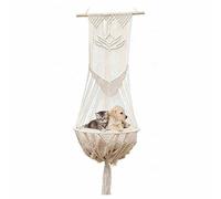 Leaper Semi-Enclosed Hand-Knitted Cat Bed with Mesh Cover - Style 4
