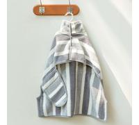 Leaper Super Absorbent Pet Bathrobe Towel - S - Grey & White