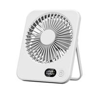 Leaper White USB Rechargeable Desktop Fan Leaper White