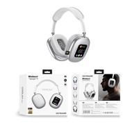 Leaper Wireless Head-mounted Bluetooth Headphones with Screen Digital Display in Grey Leaper Grey