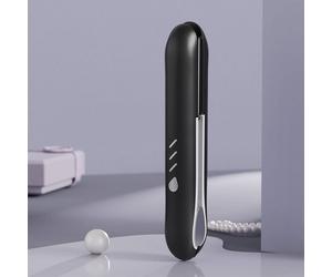 Leaper Women's Wireless Mini Rechargeable Portable Hair Straightener in Black