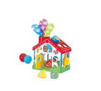 LeapFrog 4-in-1 Discovery House, Early Learning Toy for Preschoolers and Toddlers, Colours, Shapes, Sensory Exploration, Fine Motor Skills, For Ages 6, 12, 18 Months +, English Version